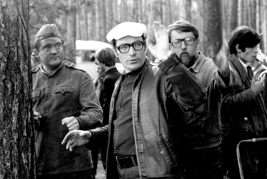 <p>На съемках фильма «Сын полка»</p>